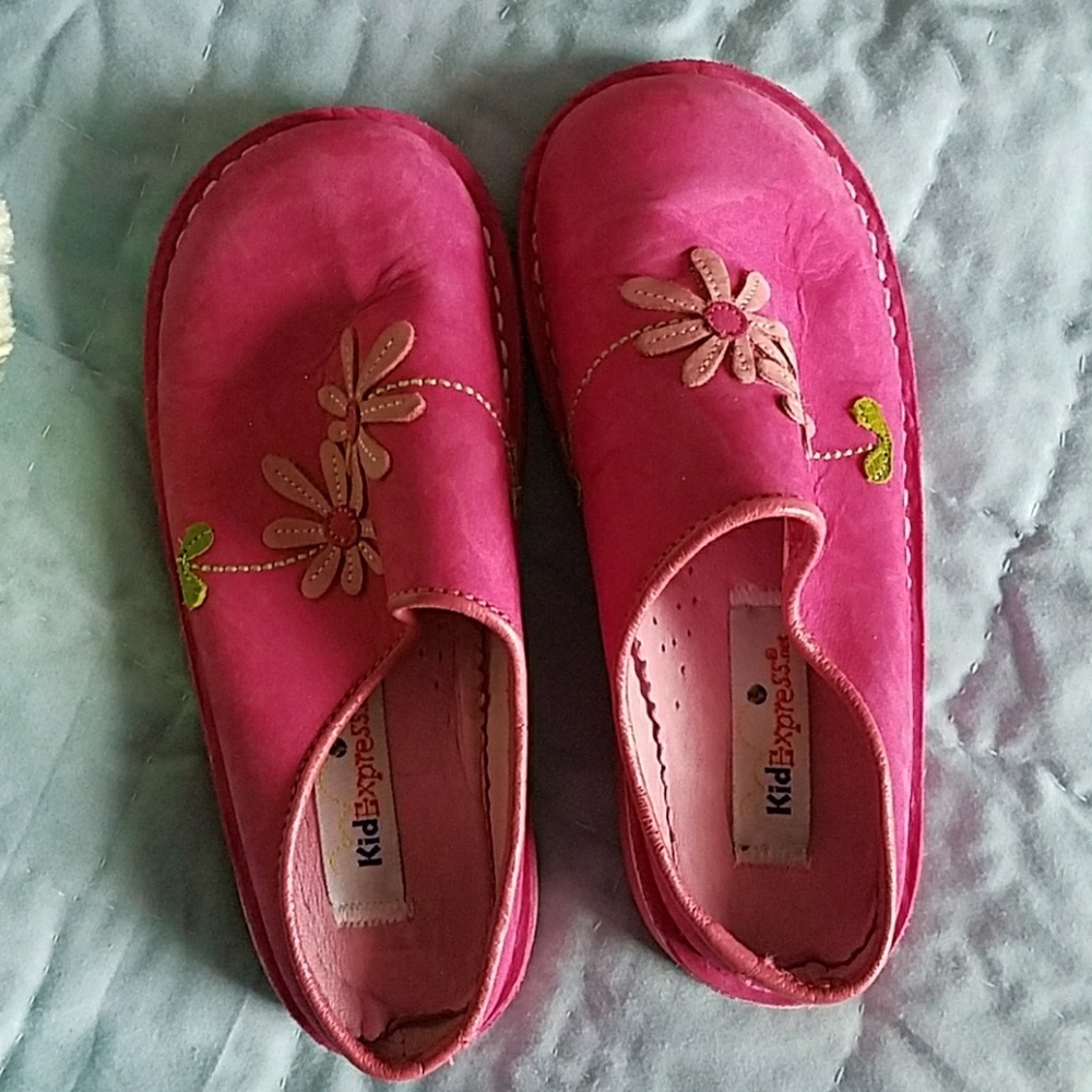 Kids Express slip on mule shoes - Picture 4 of 8